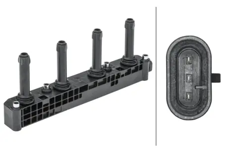 HELLA CHEVROLET Котушка запалювання Lacetti 1,8 04-, Nubira 1,8 03-. BHS (Behr hella service) 5DA358168521
