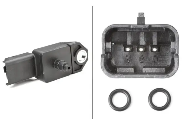 HELLA CITROEN Датчик давления наддува Berlingo 08-,C2/3/4/5,Jumpy,Fiat Scudo,Ford C-Max,Fiesta VI,Focus II,Kuga,Mazda,Peugeot,Suzuki,Volvo 1.6/2.0HDI/TDCi BHS (Behr hella service) 6PP009400521