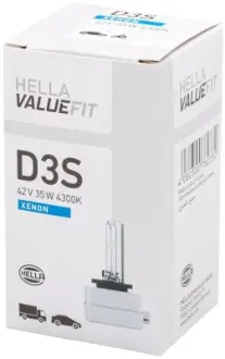 HELLA D3S 42V 35W Газорозрядна лампа XENON 4300 K HELLA VALUEFIT BHS (Behr Hella Service) 8GS242632321