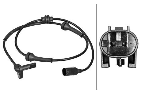 HELLA FIAT датчик ABS передній Doblo 10- bhs (behr hella service) 6PU358217131 на Фиат Добло