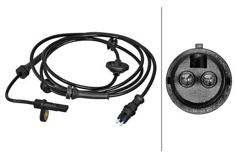 HELLA FIAT датчик ABS задн. DOBLO bhs (behr hella service) 6PU358217301 на Фиат Добло