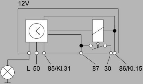 Реле (блок) свечей накала bhs (behr hella service) 4RV008188111