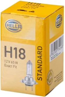 HELLA H18 12V 65W Лампа розжарювання (цоколь PY26d-1) STANDARD BHS (Behr hella service) 8GH217337101 Бмв 1 серии