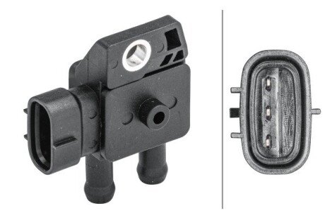 HELLA HYUNDAI датчик відпрацьованих газів Santa FE/i40/ix35/ix55 1,6-2,5CRDi, Mazda 6 2,2D 08-, Nissan Juke, Navara 1.6/2.5dCi bhs (behr hella service) 6PP009409291