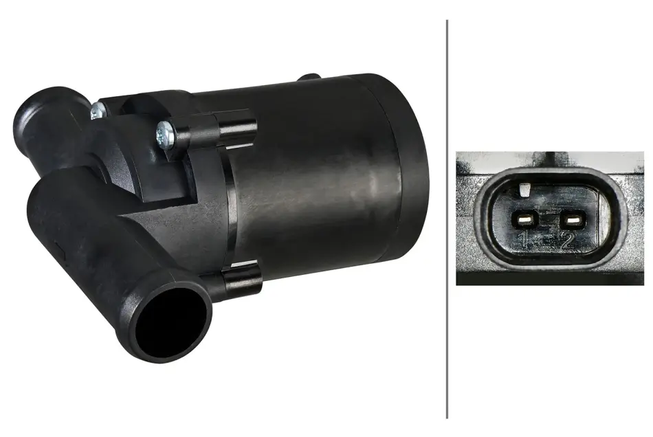 HELLA LAND ROVER Додатковий водяний насос DISCOVERY IV 2.7, 3.0 09-, FREELANDER 2 (L359) 2.0, 2.2 06- (бензин/дизель) BHS (Behr hella service) 8TW358304621