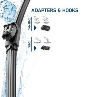 Безкаркасні двірники bhs (behr hella service) 9XW358164011