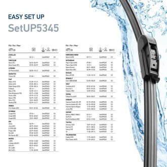 Безкаркасні двірники bhs (behr hella service) 9XW358164211
