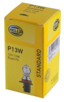 HELLA P13W Лампа галогенова STANDART 12V 13W PG18.5d-1 bhs (behr hella service) 8GA223569041