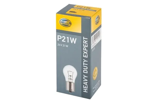 HELLA P21W 24V 21W Автолампа HD (Увеличенный ресурс !) BHS (Behr Hella Service) 8GA002073251 (фото 1)