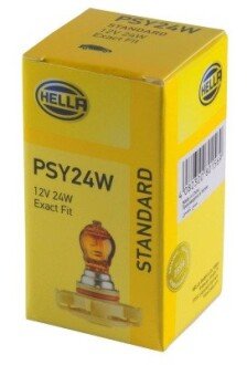 HELLA PSY24W 12V 24W Лампа розжарювання вказівника повороту (янтарний) bhs (behr hella service) 8GA223569031