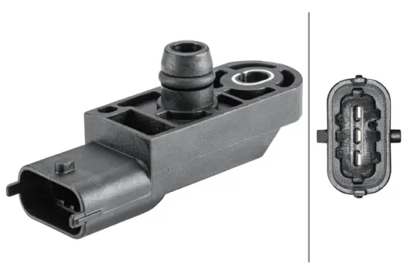 HELLA RENAULT датчик тиску наддуву (CR) 1,5-2,5DCI: Clio III, Megane II 02-, Laguna II 01- Scenic II 03-, DACIA, OPEL, NISSAN BHS (Behr Hella Service) 6PP 358 152-301 (фото 1)