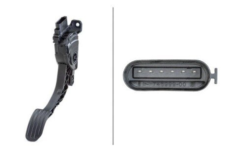 HELLA VOLVO Датчик положення педалі ходу S60 II, S80 II, V60 I, V70 III bhs (behr hella service) 6PV010834801 на Вольво V70