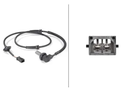 HELLA VW Датчик частоты вращения колеса (ABS) AUDI A4 98-, VW B5, B6 BHS (Behr hella service) 6PU009106291 Фольксваген Пассат б5