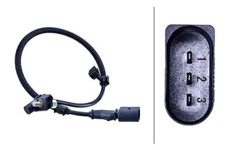 HELLA VW датчик обертів двигуна Caddy, Golf IV, 1,4-1,6 -06,Skoda Octavia BHS (Behr hella service) 6PU009168691 Фольксваген Поло хэтчбек