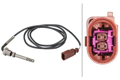 HELLA VW Датчик температури ВГ TOUAREG 3.0 V6 TD 10-, PORSCHE bhs (behr hella service) 6PT358181421 на Porsche Cayenne