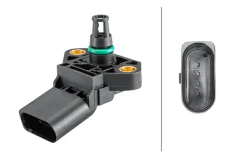 HELLA VW датчик тиску надуву Amarok, Crafter, T5 2,0TDI/BiTDI, AUDI Q5, A6, A7. BHS (Behr Hella Service) 6PP358152261