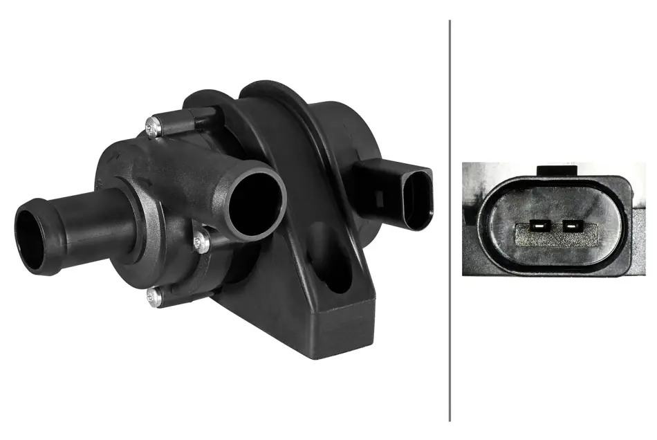 HELLA VW Додатковий водяний насос EOS 2.0 06-15, GOLF V 2.0 04-, AUDI A1 2.0 12-, Q5 3.2 08- BHS (Behr hella service) 8TW 358 304-561