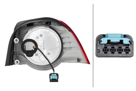 VW Задній ліхтар лівий LED EOS (1F7, 1F8) 06-15 bhs (behr hella service) 2VA009246091