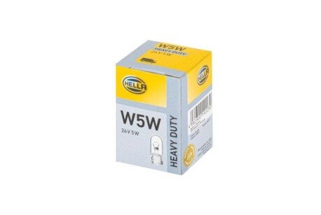 HELLA W5W 24V5W Автолампа безцокольная bhs (behr hella service) 8GP003594251
