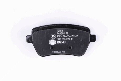 Колодки ручного (стоячого) гальма bhs (behr hella service) 8DB355020471