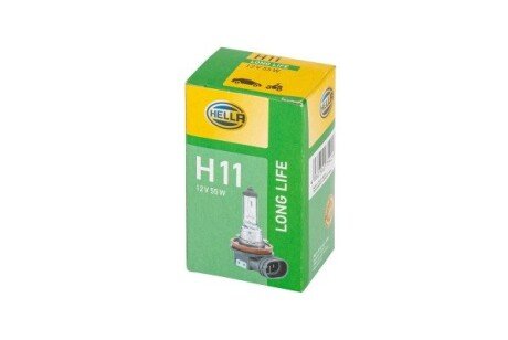 Лампа H11 12V 55W PGJ19-2 Long Life bhs (behr hella service) 8GH 223 498-351