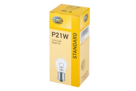 Лампа P21W 12V 21W BAY15s (упакування - коробка) BHS (Behr Hella Service) 8GA002073121