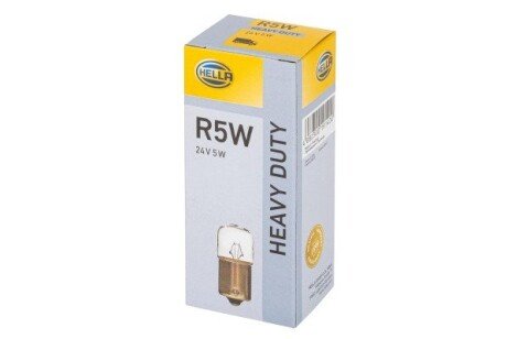 Лампа R5W 24V 5W BA15s bhs (behr hella service) 8GA 002 071-241