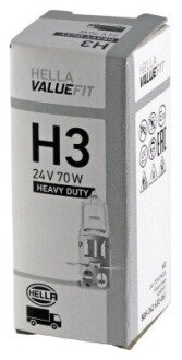 Лампа VALUEFIT H3 24V 70W PK22S bhs (behr hella service) 8GH242632061