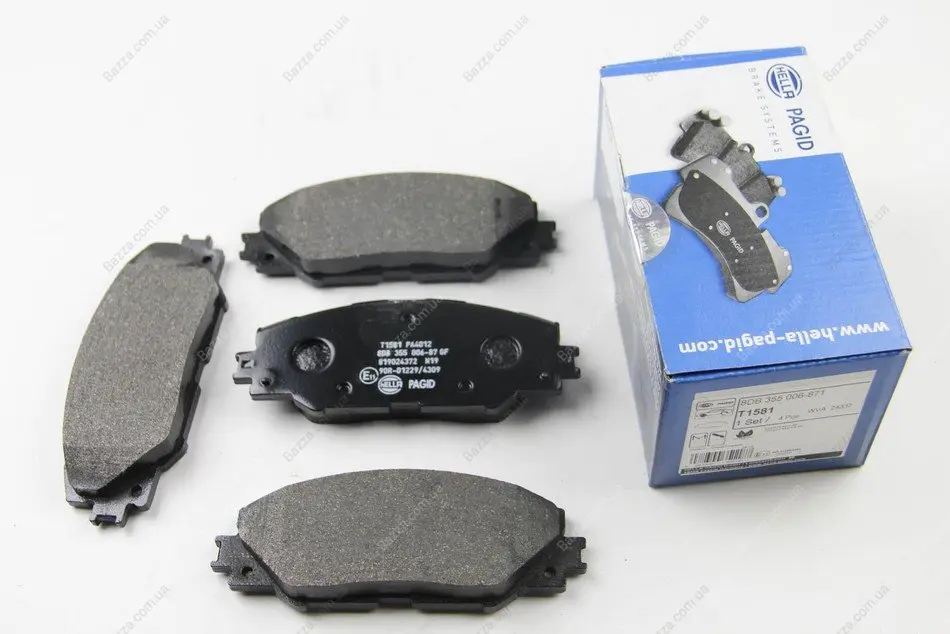 Передние тормозные колодки BHS (Behr hella service) 8DB 355 006-871