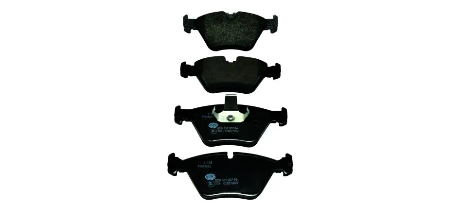 Передние тормозные колодки BHS (Behr hella service) 8DB 355 007-961