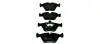 Передние тормозные колодки BHS (Behr hella service) 8DB 355 007-961