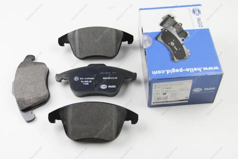 Передние тормозные колодки BHS (Behr hella service) 8DB 355 012-891