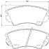 Передние тормозные колодки BHS (Behr hella service) 8DB 355 013-041