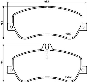 Передние тормозные колодки bhs (behr hella service) 8DB 355 014-221