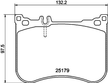 Передние тормозные колодки bhs (behr hella service) 8DB 355 021-211