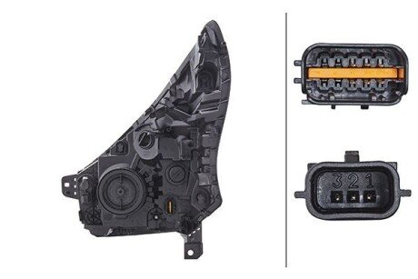 Передняя фара bhs (behr hella service) 1EE011410421