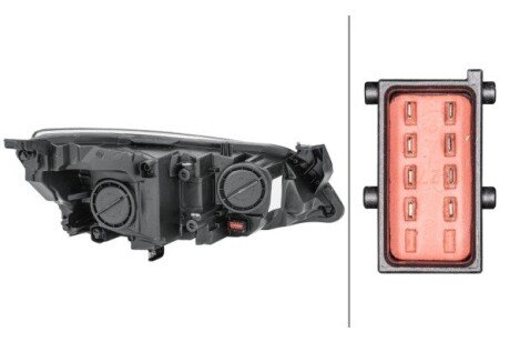 Передняя фара bhs (behr hella service) 1EG010011351