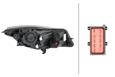 Передняя фара bhs (behr hella service) 1EL011165711