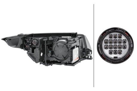 Передняя фара bhs (behr hella service) 1EL354806011