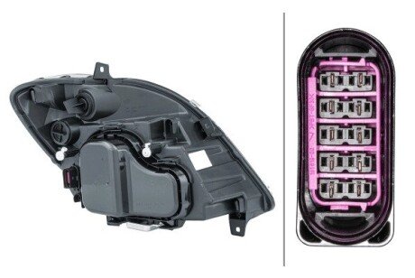 Передняя фара bhs (behr hella service) 1ZS247012211