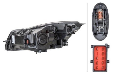 Передняя фара bhs (behr hella service) 1ZT009631321