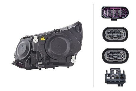 Передняя фара bhs (behr hella service) 1ZT010748101