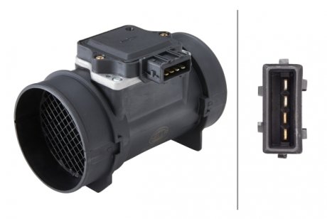 Расходомер воздуха (4 конт.) OPEL ASTRA F/VECTRA B 1.8/2.0 93-00 bhs (behr hella service) 8ET009142081 на Ауди А4 б5