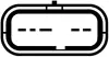 Расходомер воздуха (6 конт.) FORD FIESTA V/PEUGEOT 206, 207 1.4D 01- BHS (Behr hella service) 8ET009142391
