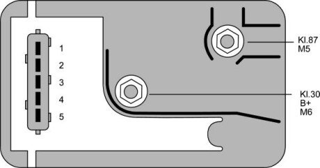 Реле (блок) свечей накала bhs (behr hella service) 4RV008188-301