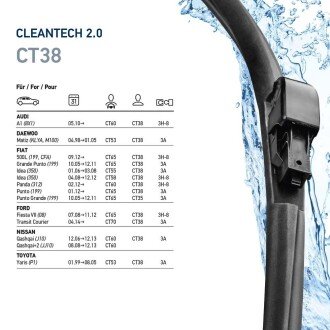 Щетка стеклоочистителя (дворник) bhs (behr hella service) 9XW358053151