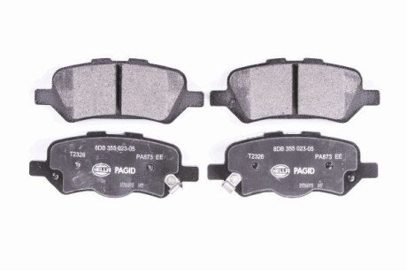 Задние тормозные колодки bhs (behr hella service) 8DB355023051