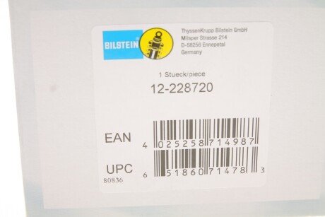 Опора амортизатора B1 bilstein 12228720