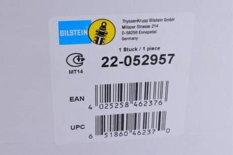 Передний амортизатор bilstein 22052957