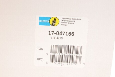 Передний амортизатор (стойка) bilstein 17047166